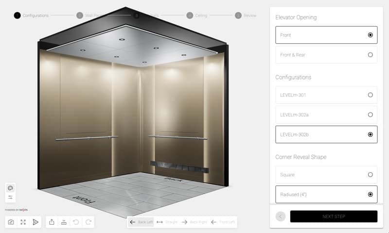3D Elevator Configurator