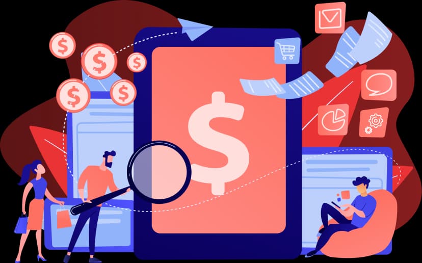 Online pricing gap illustration