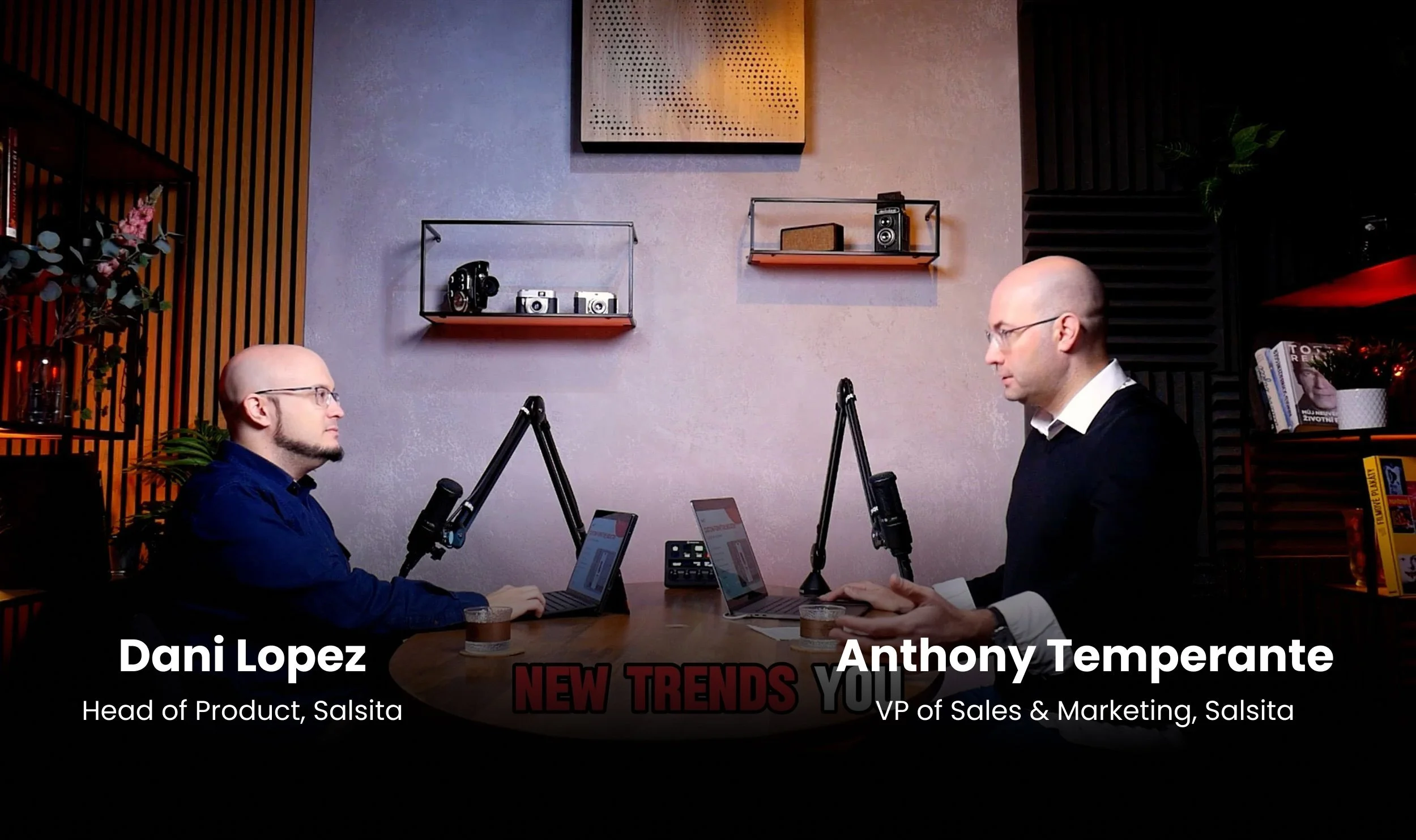 Dani Lopez and Anthony Temperante presenting the webinar
