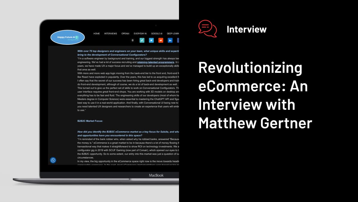 Happy Future AI interview with Matthew Gertner