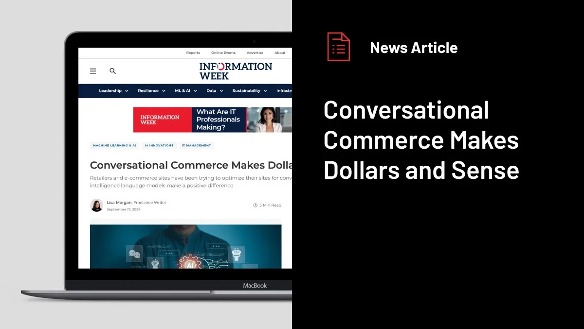 InformationWeek feature on conversational commerce
