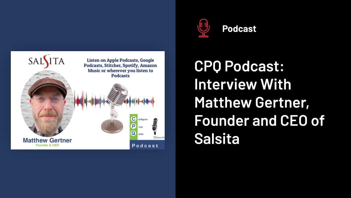 Novus CPQ Consulting podcast episode