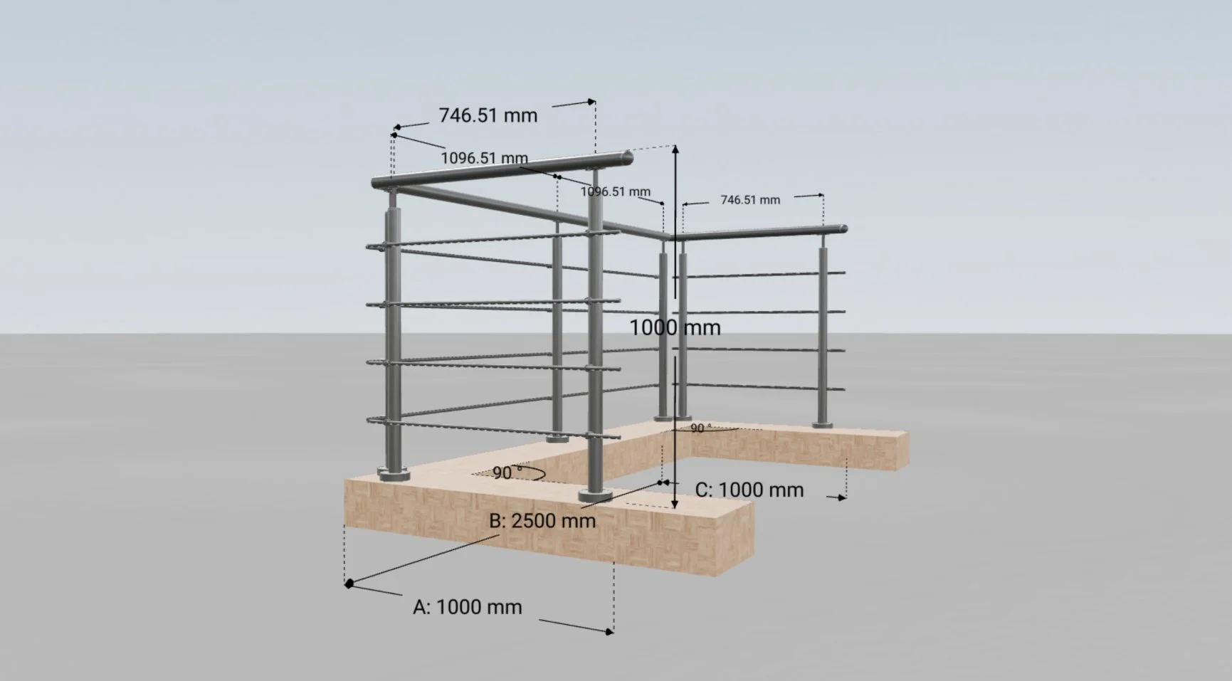 Parametric modelling with dimension controls