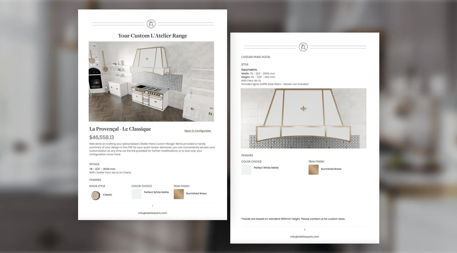 CPQ interface for manufacturing with real-time pricing