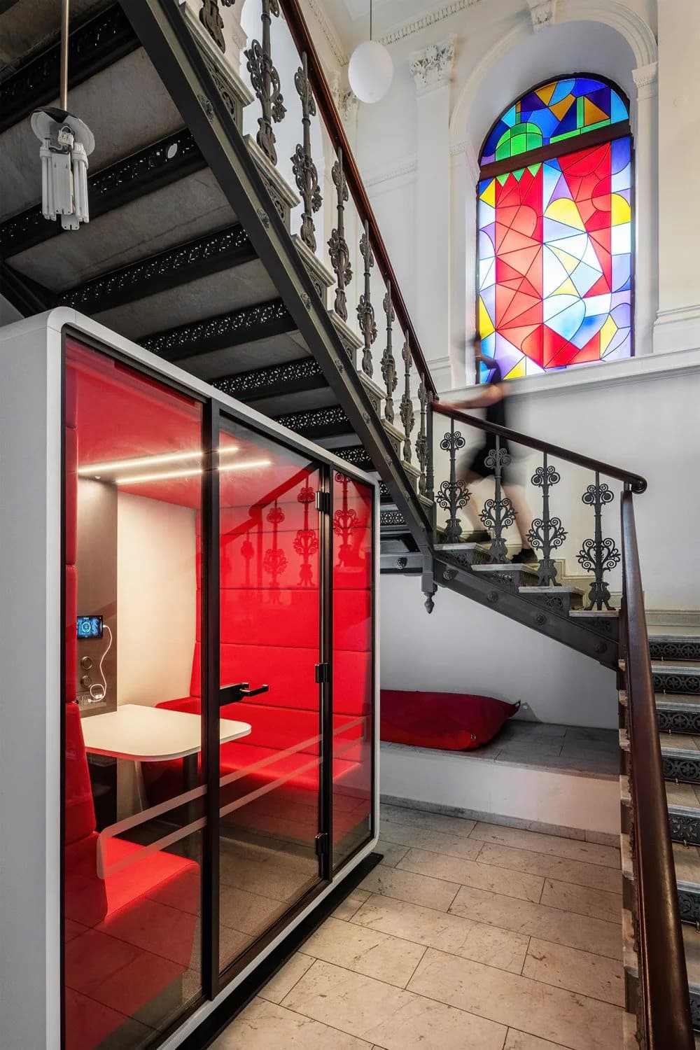 Interior staircase of the Salsita office in Prague