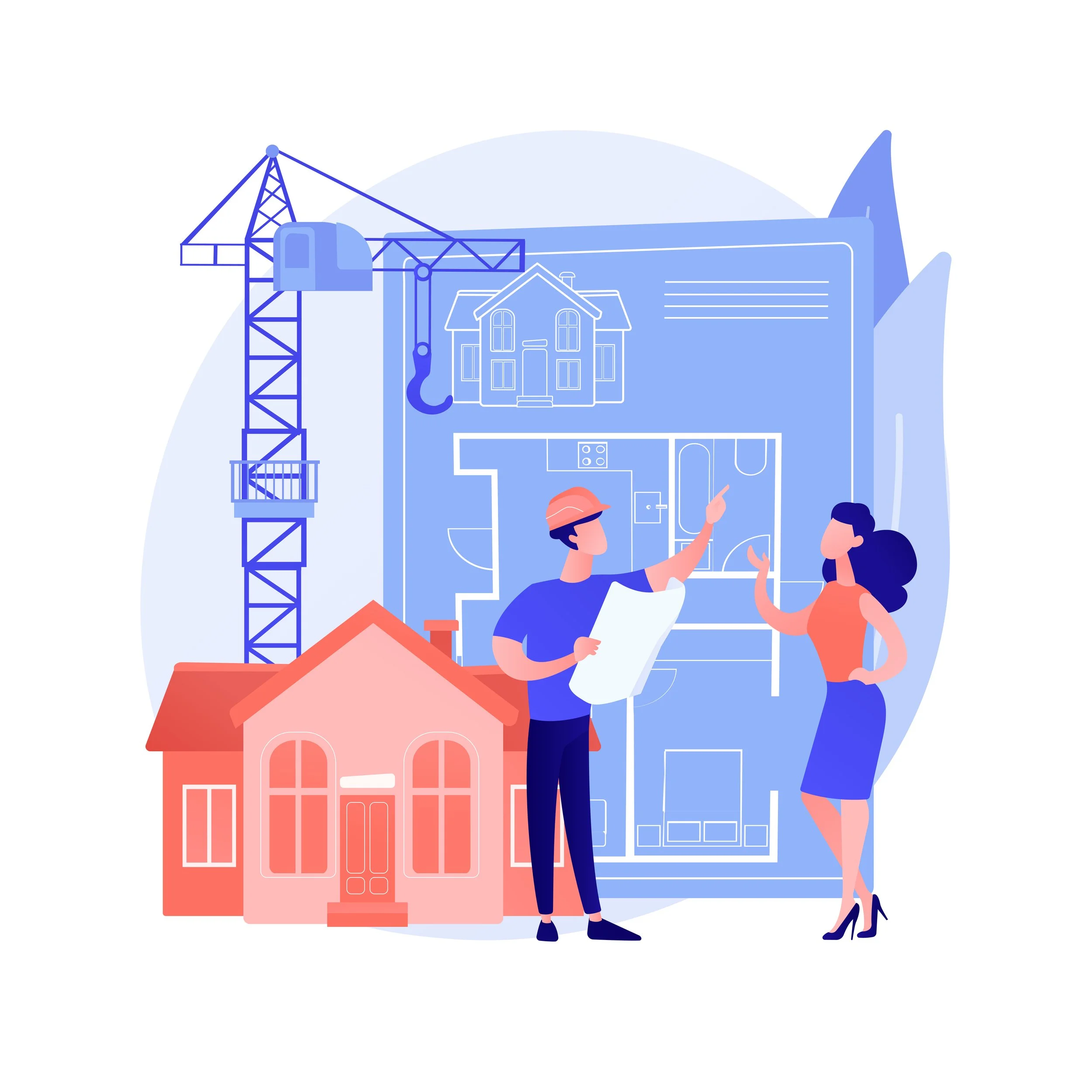 Architect working on design
