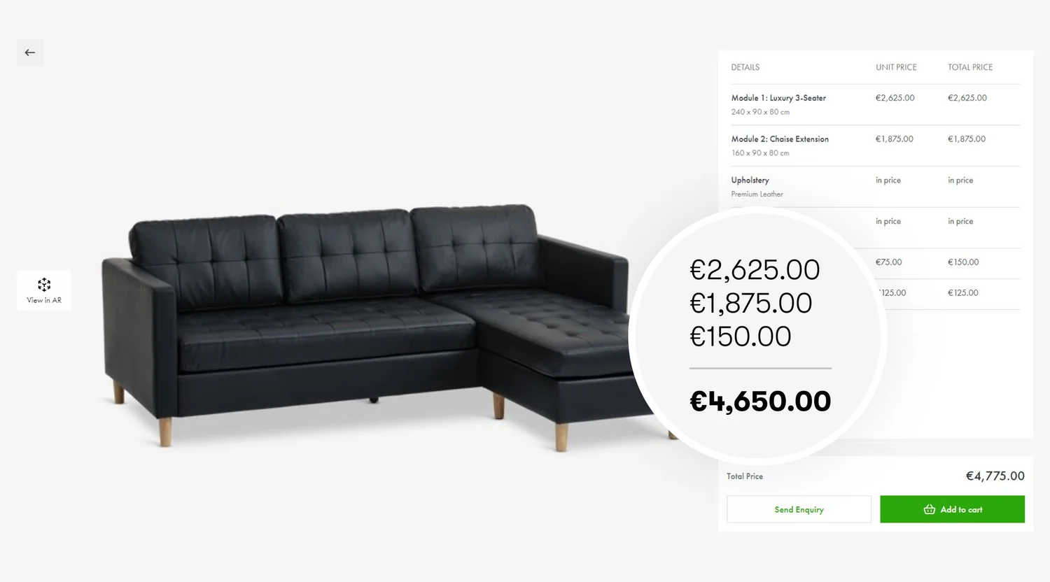 Visual CPQ – Salsita 3D Configurator